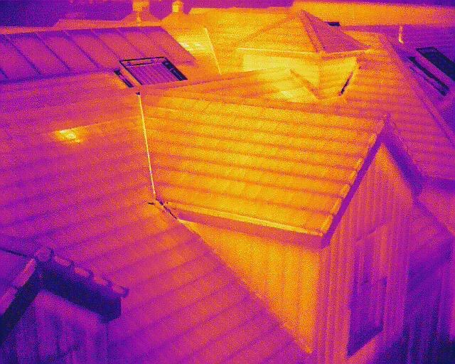 Thermal Imaging Roof Survey Image Oldham